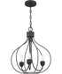 Walsh 3-light Pendant Grey Ash