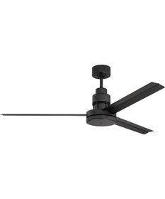 Mondo 54" Ceiling Fan (Blades Included) Flat Black