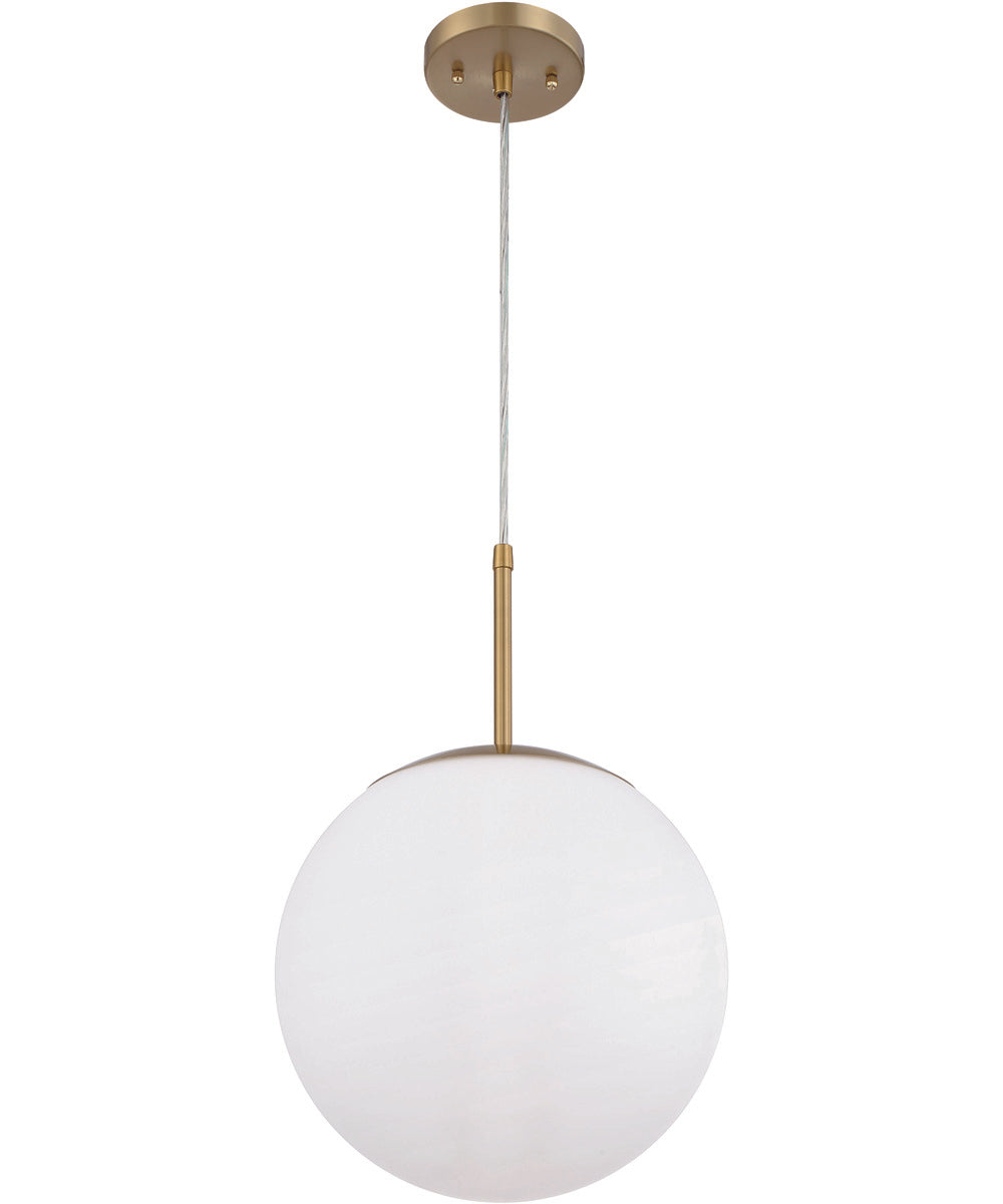 Gaze 1-Light Pendant Satin Brass