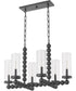 Tamara Day's Lee Boulevard 6-light Chandelier Matte Black