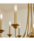 Brooks 8-light Chandelier Aged Brass