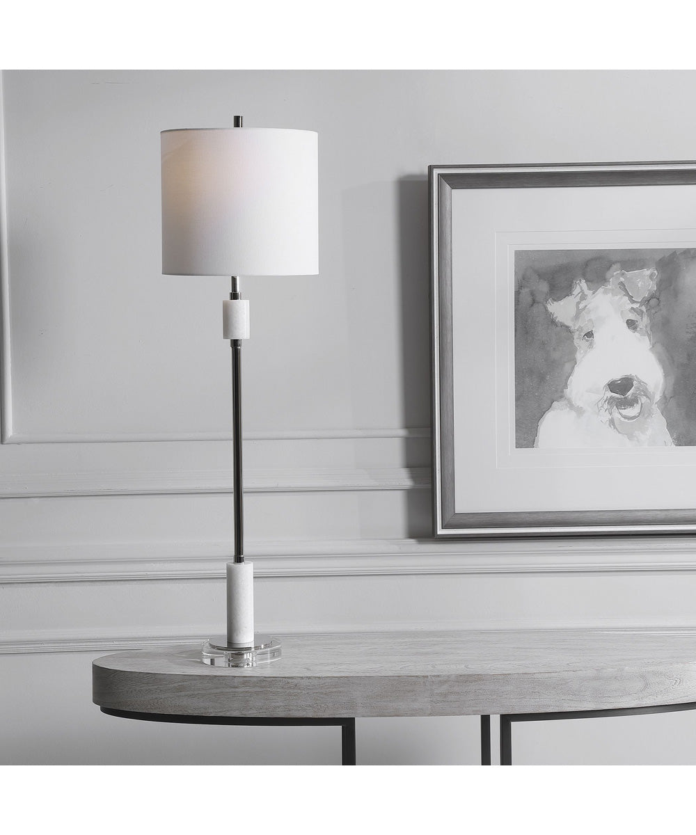 Sussex Nickel Buffet Lamp