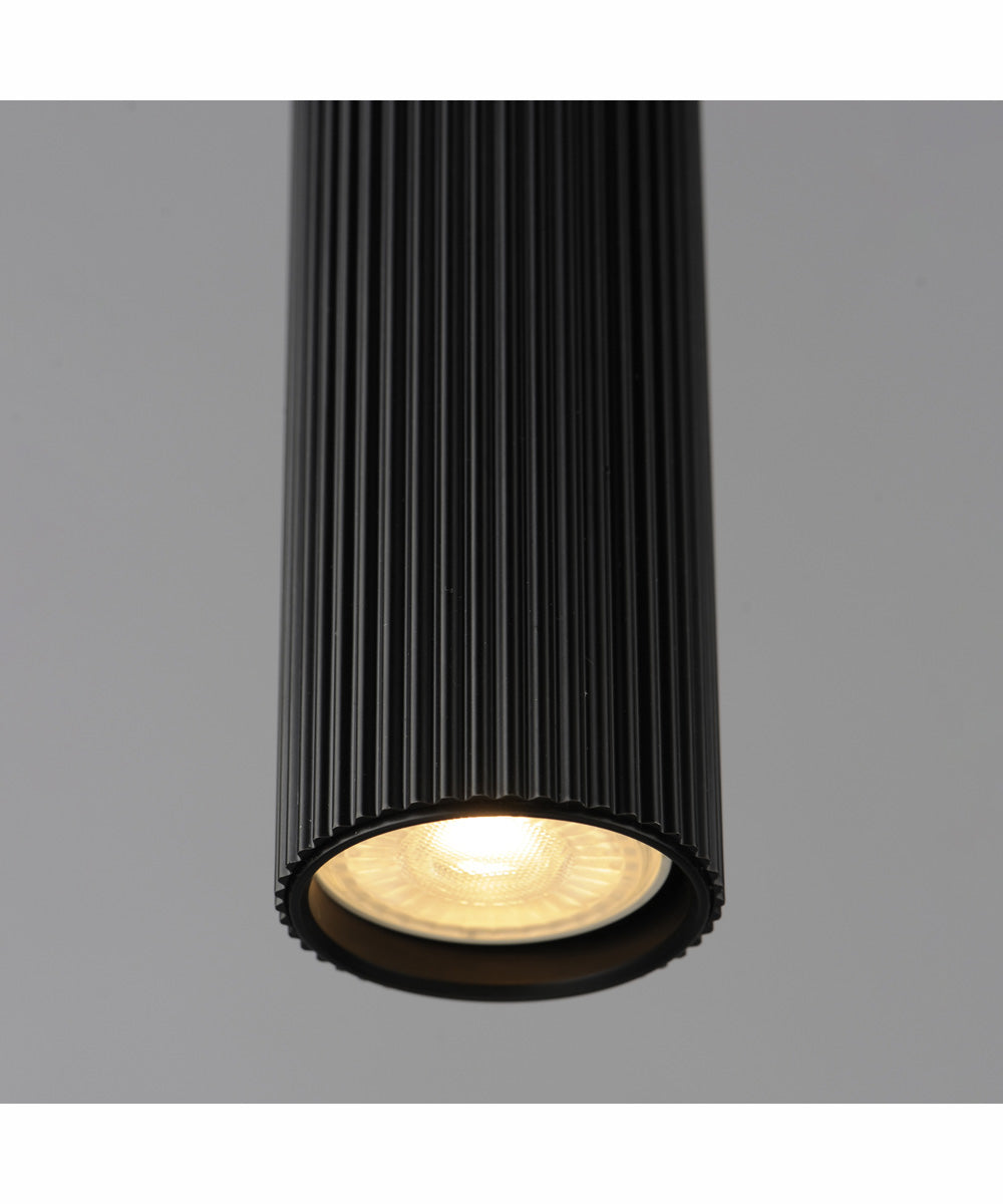 Reeds 1-Light LED Pendant - Stem Hung Black