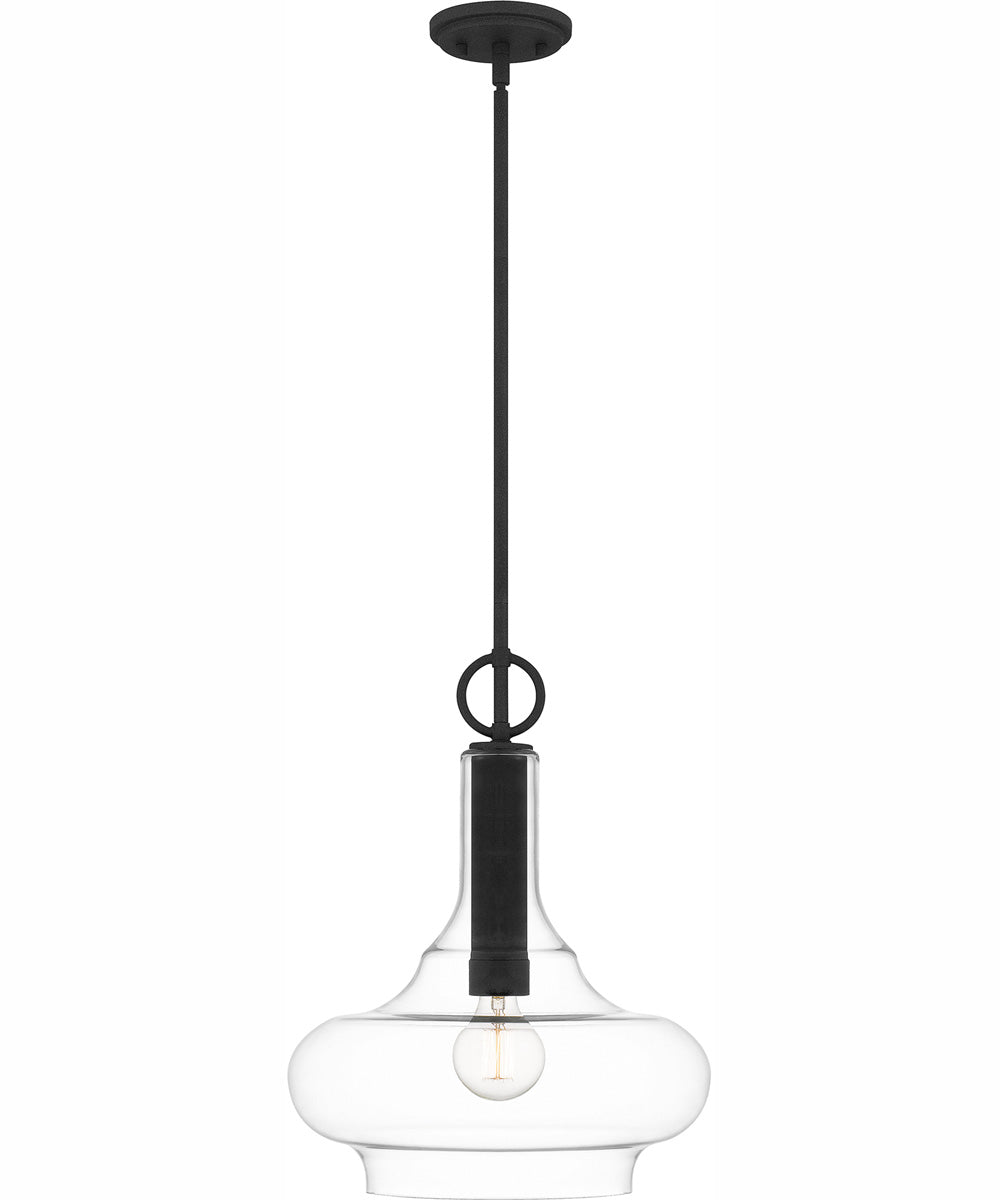 Quoizel Pendant 1-light Pendant Mottled Black