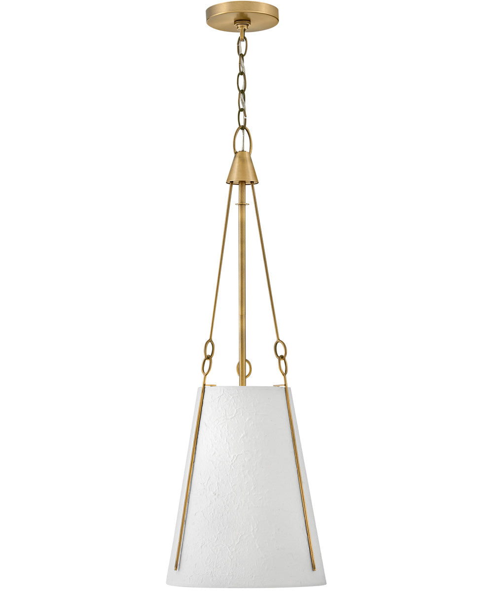 Danvers 1-Light Small Pendant in Lacquered Dark Brass