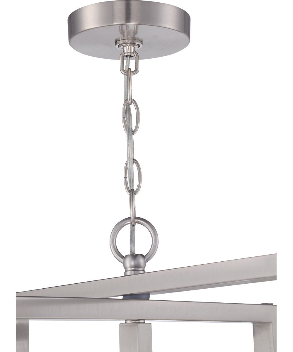 Chicago 4-Light Foyer Brushed Polished Nickel