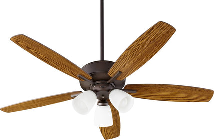 52"W Breeze 3-light LED Ceiling Fan Oiled Bronze