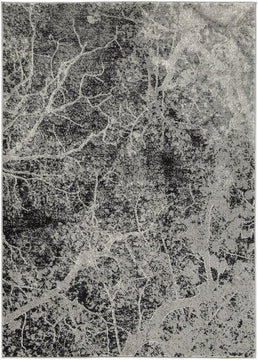 5'x'7' Cailey Medium Rug Black/Gray