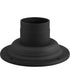 Pedestal Mount for Outdoor Lanterns Textured Black