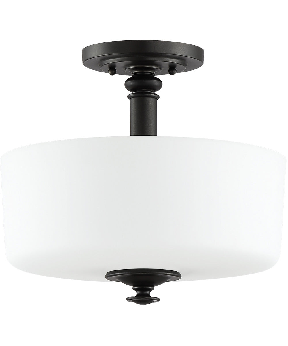 Dardyn 3-Light Convertible Semi Flush Espresso