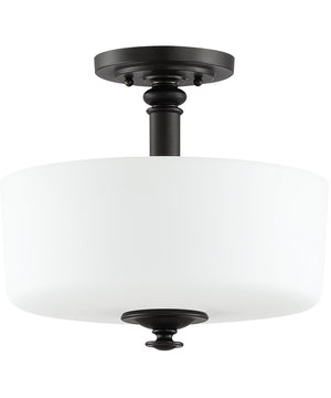 Dardyn 3-Light Convertible Semi Flush Espresso