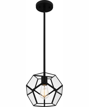Quoizel Piccolo Pendant Small 1-light Mini Pendant Matte Black