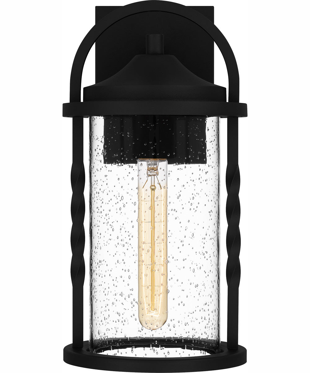 Reece Medium 1-light Outdoor Wall Light  Coastal Armour Aluminum Earth Black