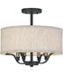 Cheyenne 4-light Semi Flush Mount Western Bronze