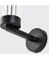 Teagon 1-Light Vanity & Wall Matte Black