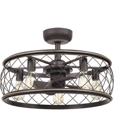 Dury 5-light Fandelier Palladian Bronze