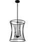 Leiland Large 4-light Pendant Matte Black