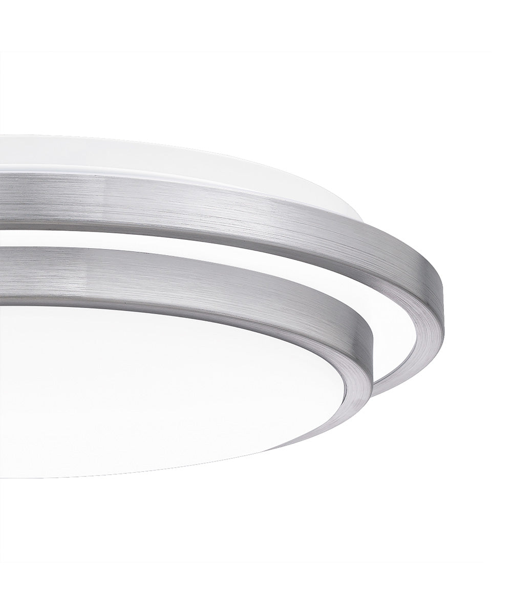 Irving  Semi Flush Mount Brushed Aluminum