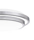 Irving  Semi Flush Mount Brushed Aluminum