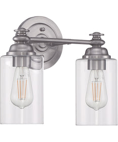 Dardyn 2-Light Vanity Brushed Polished Nickel