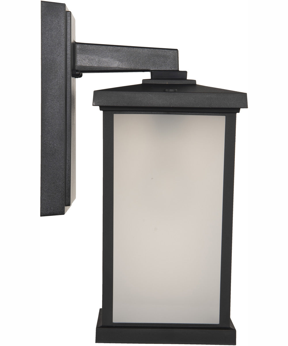 Resilience Lanterns 1-Light Outdoor Wall Lantern Matte Black