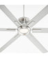 80" Zeus Patio Ceiling Fan Satin Nickel