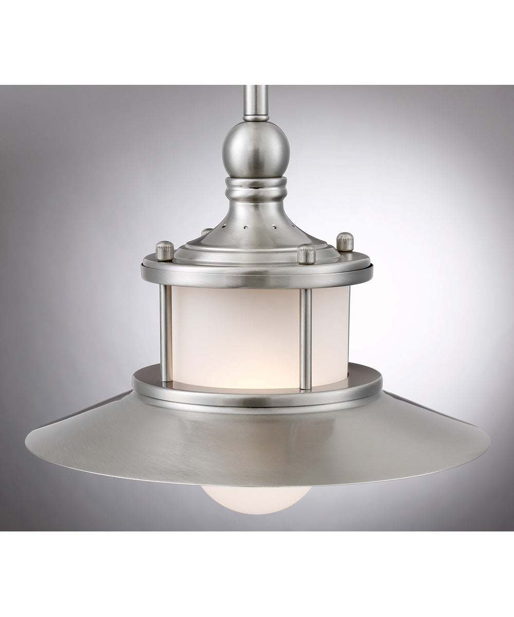 New England Small 1-light Mini Pendant Brushed Nickel