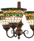 20"W Tiffany Roman 3 Light Chandelier