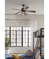 Midvale 5-Blade 56" Indoor/Outdoor Coastal Ceiling Fan Blistered Iron