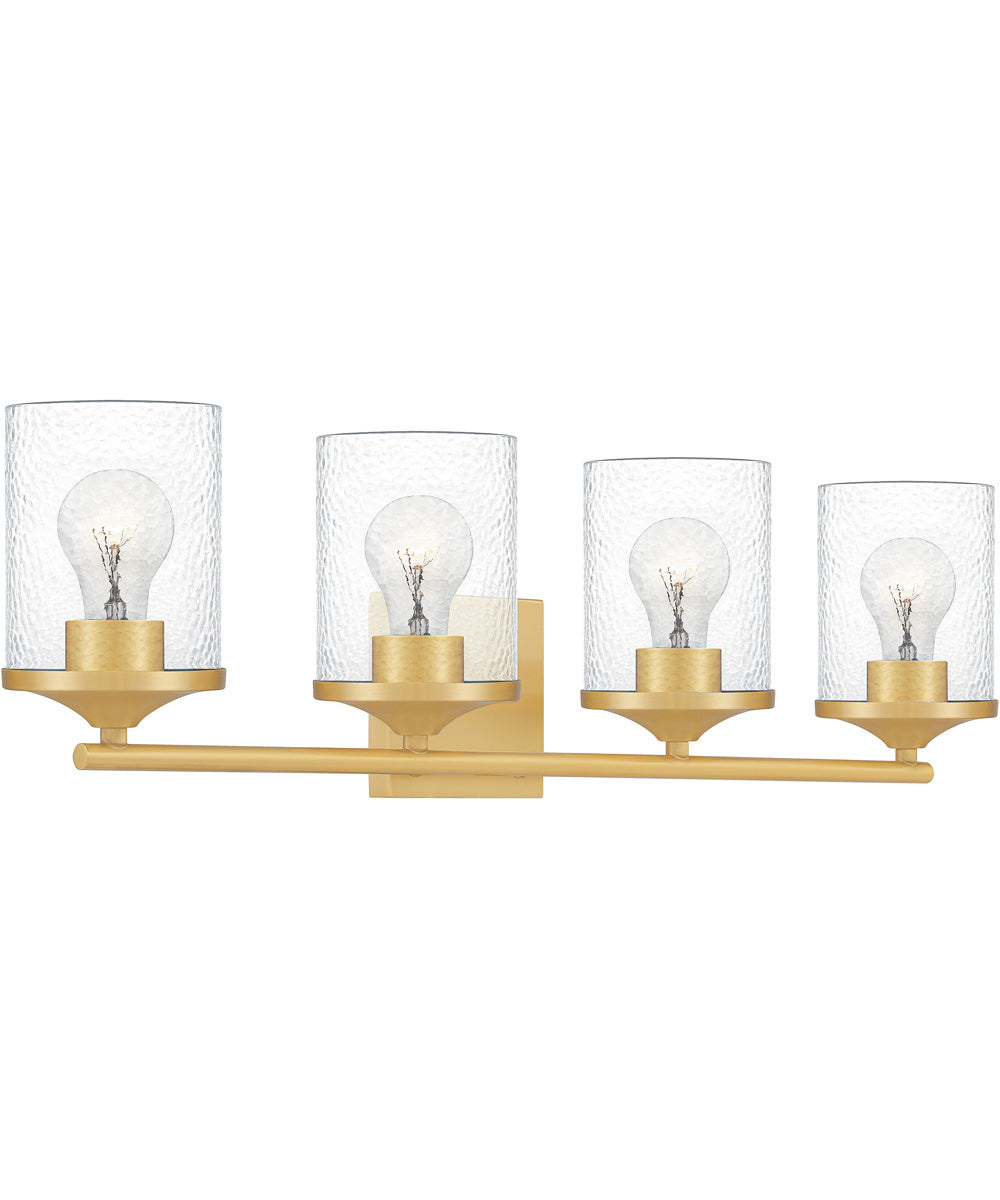 Abner Extra Large 4-light Bath Light Aged Brass