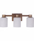 Bretton 3-Light Vanity Satin Brass