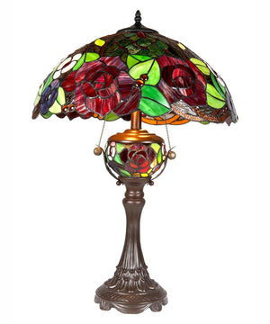 Ragusa Tiffany Table Lamp With Night Light