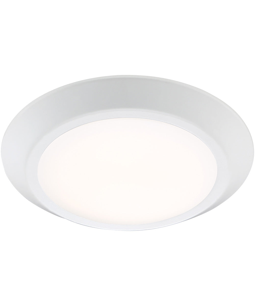 Verge  Flush Mount White Lustre