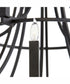 Olympus 12-light Chandelier Textured Black