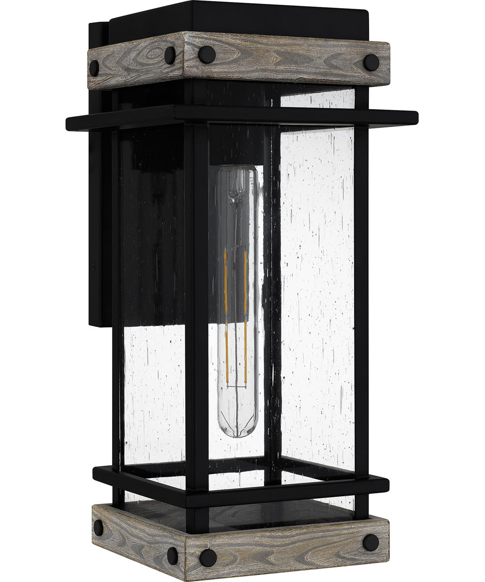 Strader Medium 1-light Outdoor Wall Light Matte Black