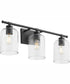Tribute 3-light Bath Vanity Light Matte Black