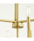 Tempo 9-light Chandelier Aged Brass