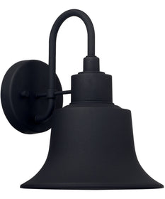 Brock 1-Light Outdoor Wall Mount Rain or Shine - Black