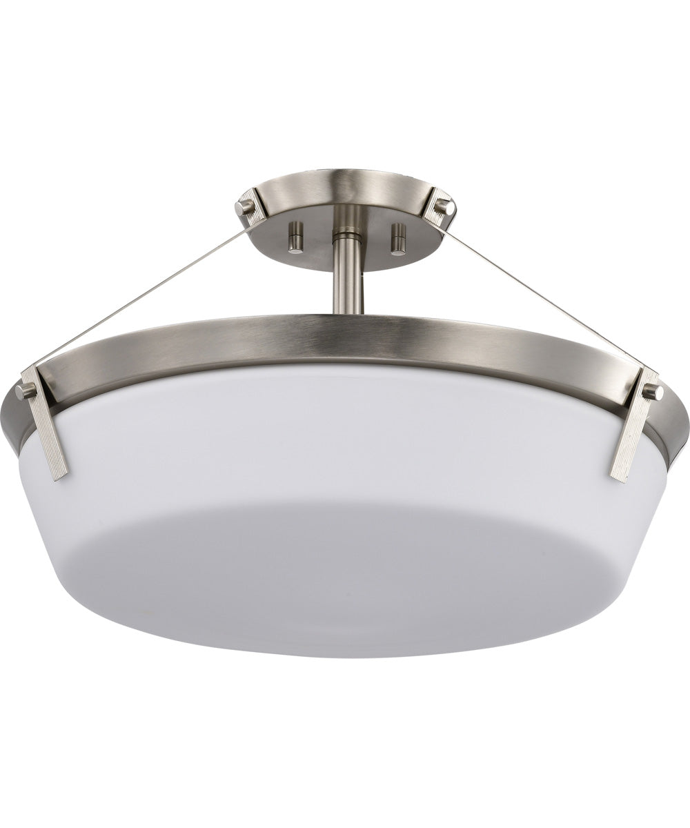 Rowen 4-Light Close-to-Ceiling Brushed Nickel