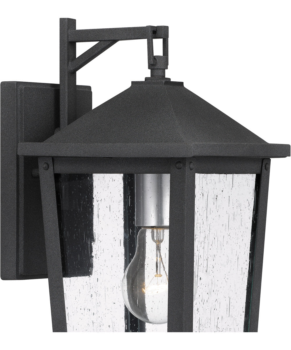Stoneleigh Small 1-light Outdoor Wall Light  Coastal Armour Aluminum Mottled Black