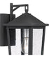 Stoneleigh Small 1-light Outdoor Wall Light  Coastal Armour Aluminum Mottled Black