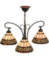 28"W Ilona 3 Light Chandelier