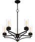 Hillside 5-light Chandelier Matte Black