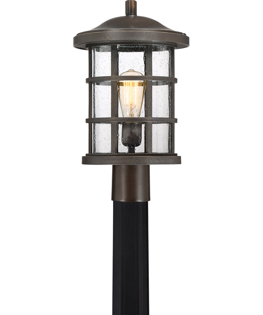 Crusade Large 1-light Outdoor Post Light  Coastal Armour Palladian Bronze