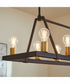 Paxton 10-light Chandelier Textured Black w/ Aged Brass