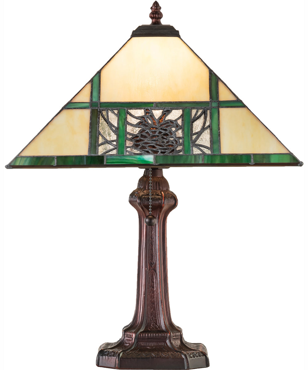 19" High Pinecone Ridge Table Lamp