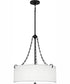 Quoizel Oversized Pendant 4-light Pendant Matte Black