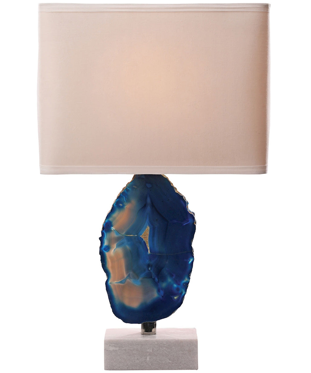 Minoa Table Lamp Blue Agate/Marble