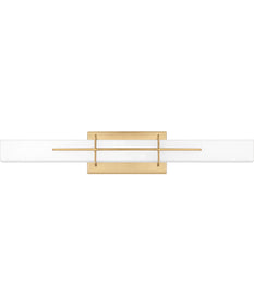 Gemini  Bath Light Aged Brass