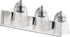 22"W 3-light Bath Vanity Light Satin Nickel
